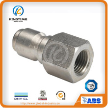 Stainless Steel Quick Release Female Thread Pipe Nipple (KT0413)